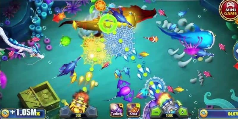 Cách thưởng thức trò chơi Five Dragon Fishing tại nhà cái