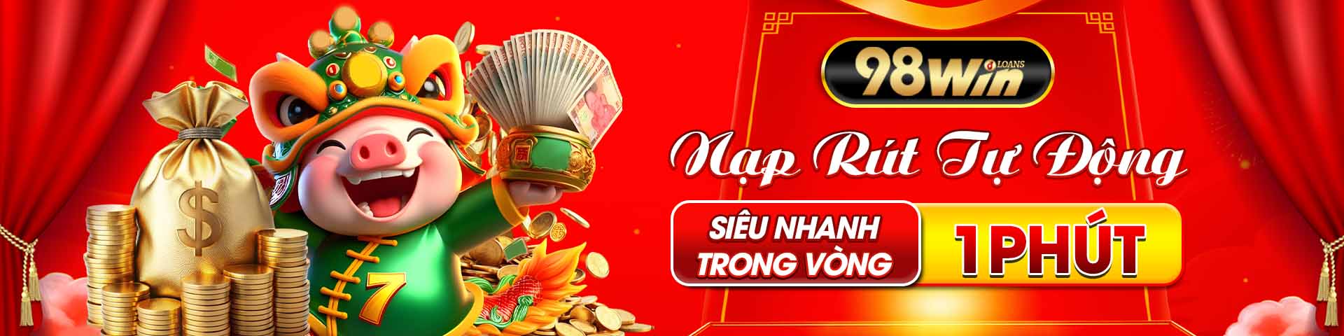 Nạp rút siêu nhanh 98win